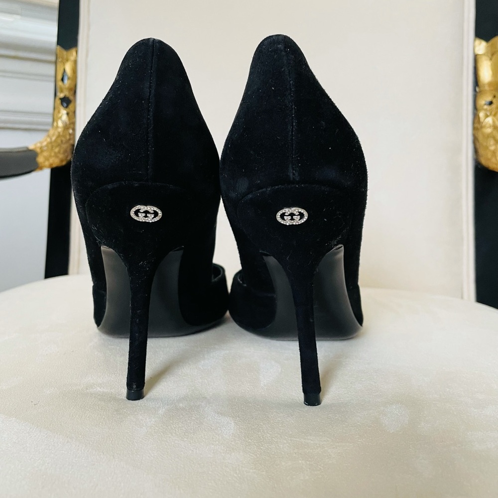 Authentic Gucci stilettos black